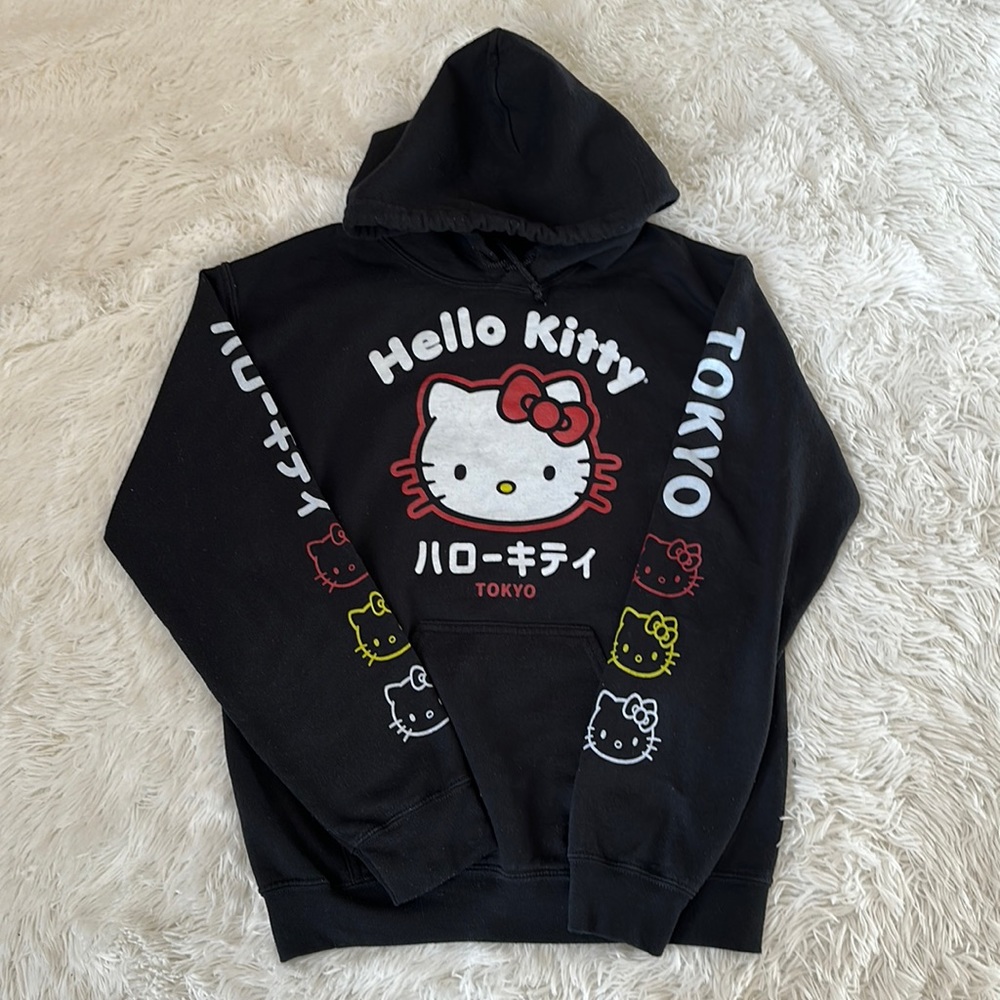 Sanrio Hello Kitty Tokyo Black Hoodie